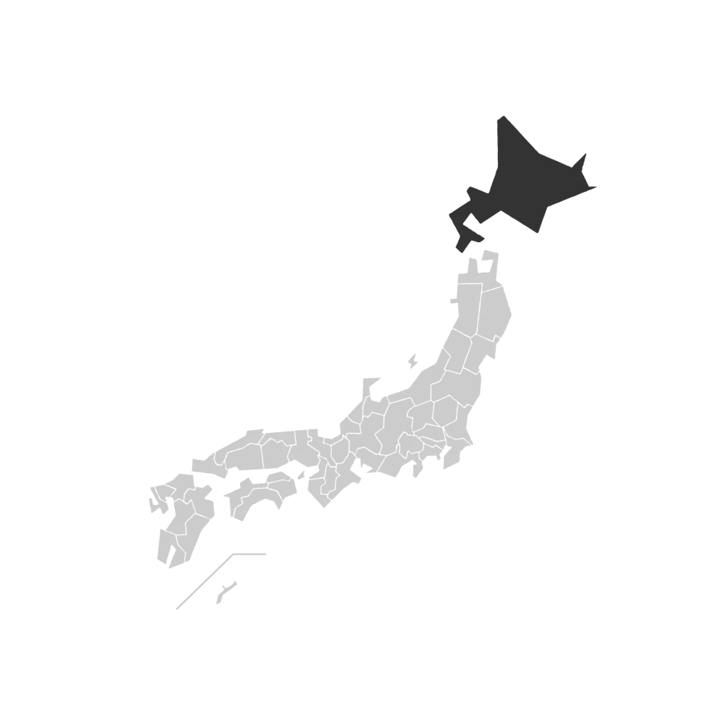 北海道の地図