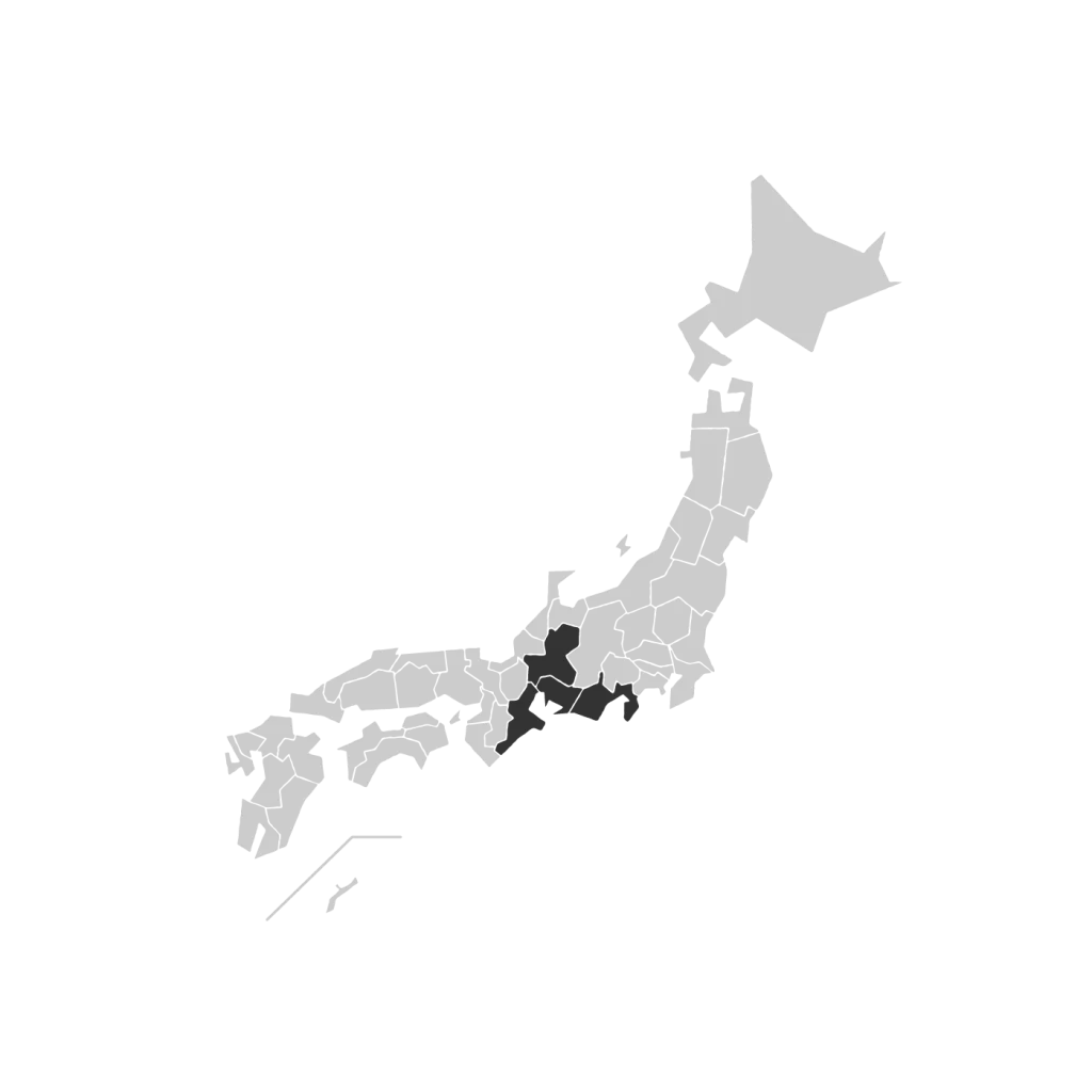 東海の地図